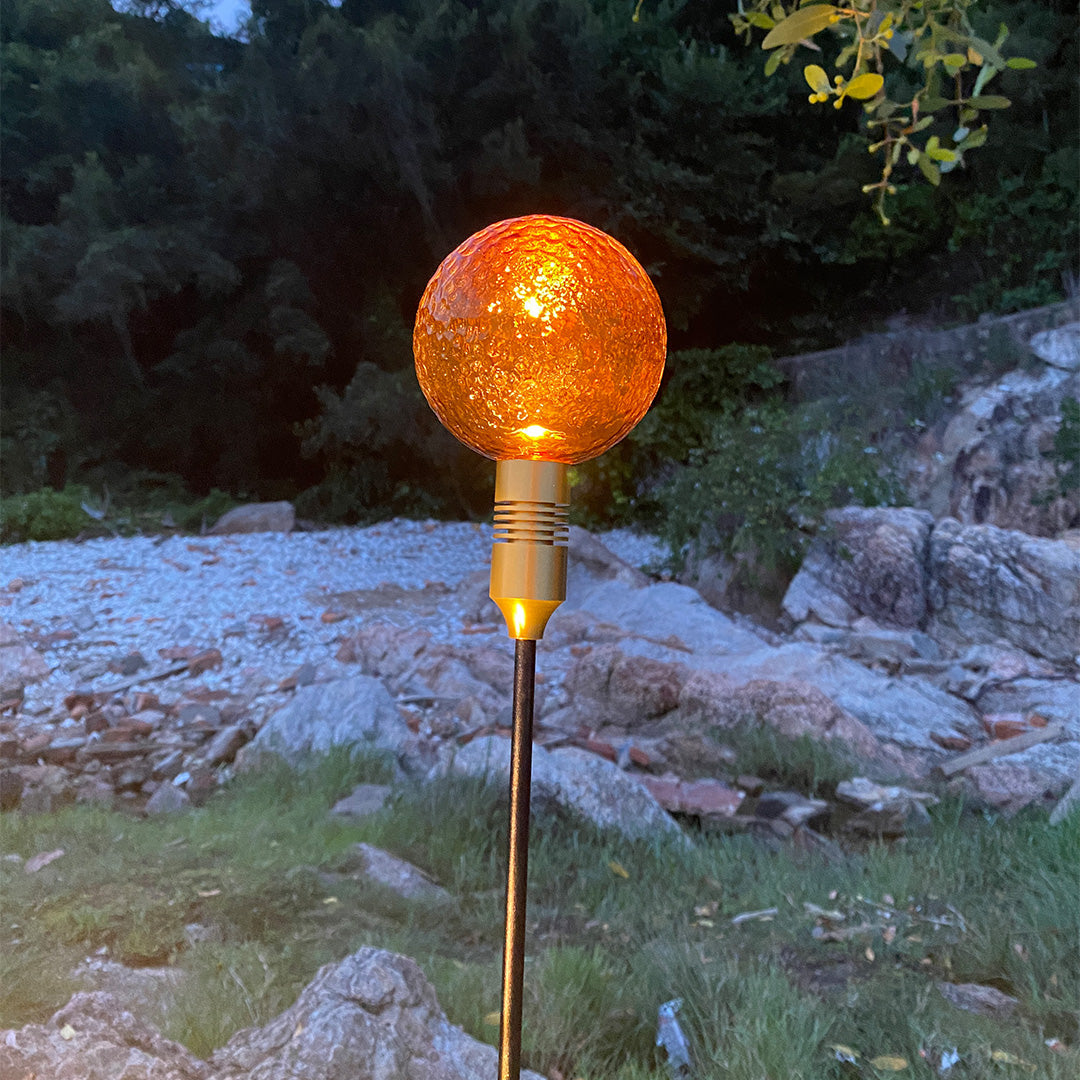 Path Landscape Lighting Outdoor Round Reed Decorative Light