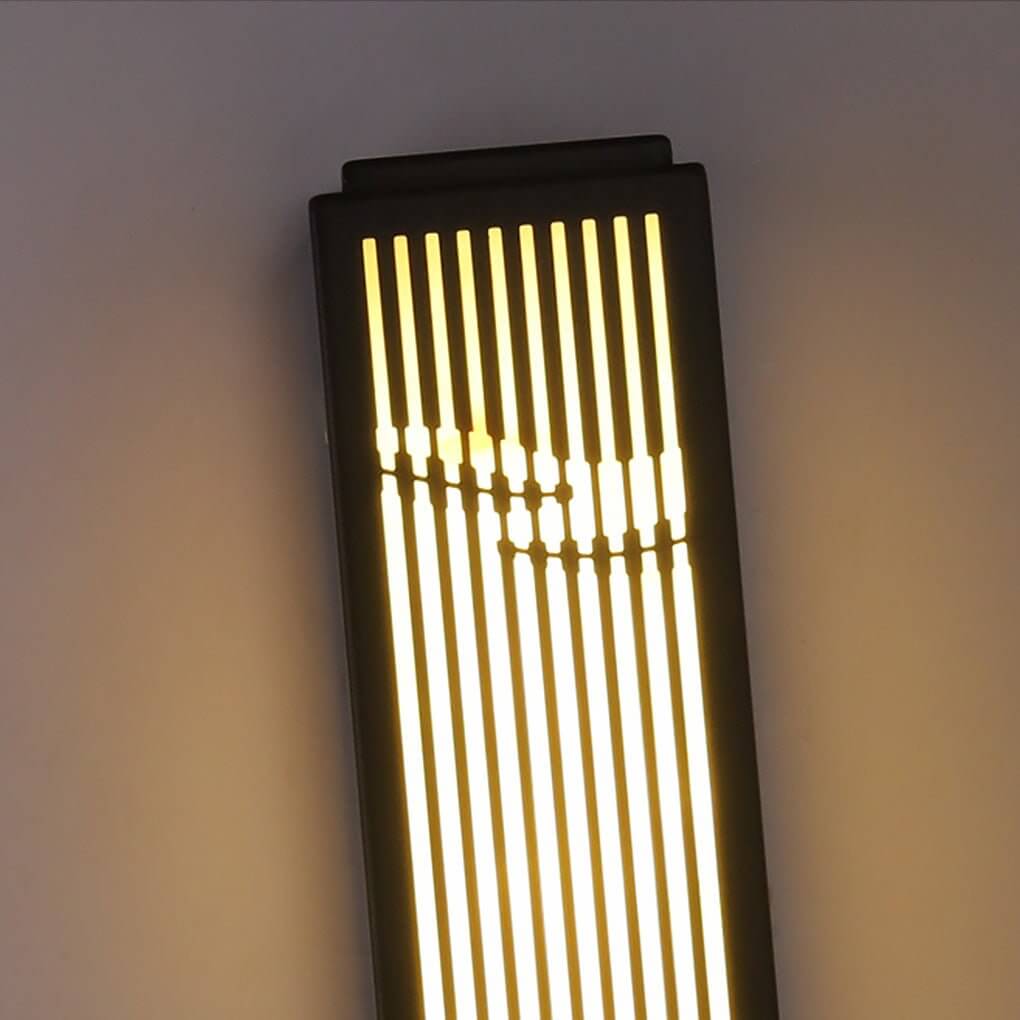 Grille Wall Light Waterproof Unique Slender Design Lamp