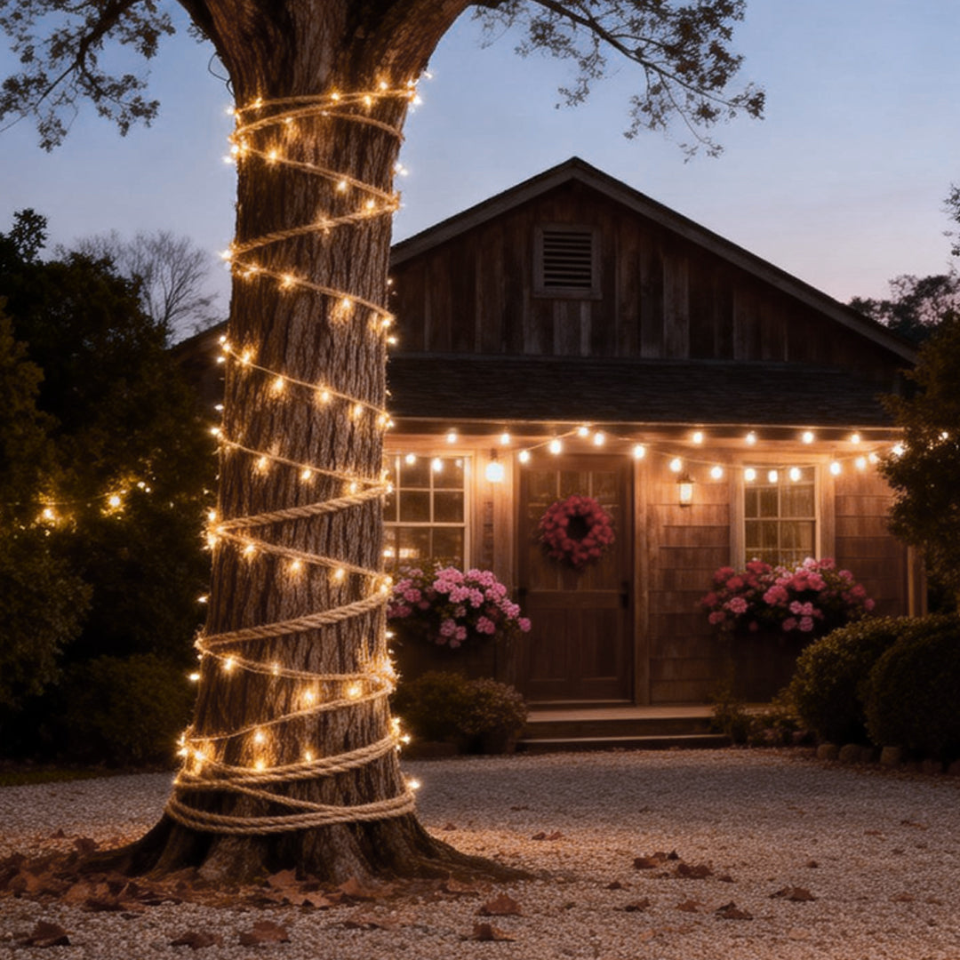 Hemp Rope Light Retro Decorative LED String Lights