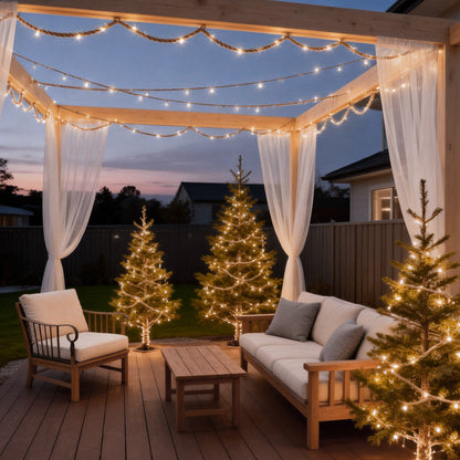 Hemp Rope Light Retro Decorative LED String Lights