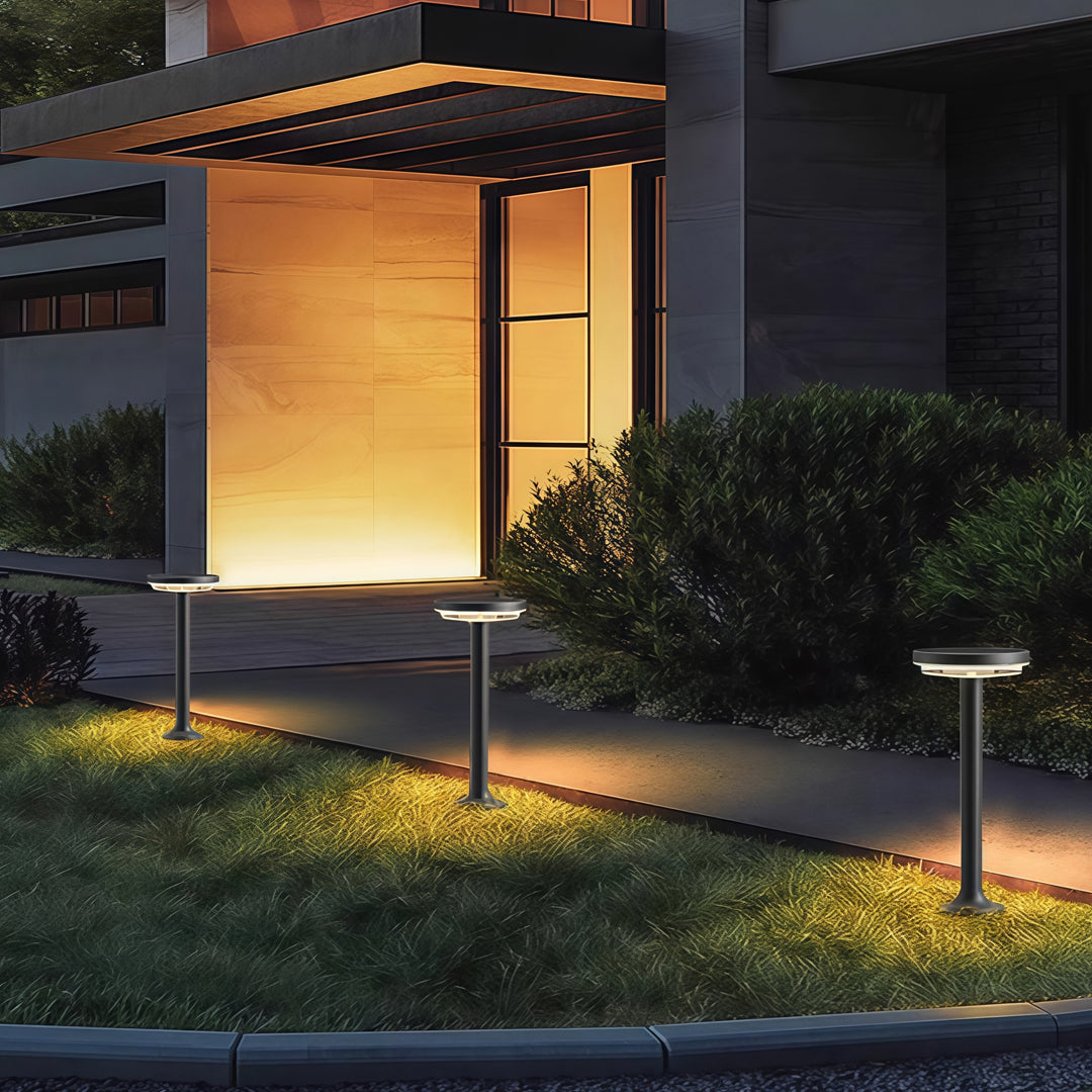 Path Light Solar Outdoor Waterproof Black Mater Light