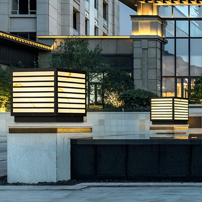 Home Pillar Light Modern Waterproof LED Outdoor Terrace Light