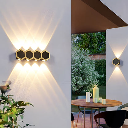 Honeycomb LED Lights Wall LED Waterproof Modern Light