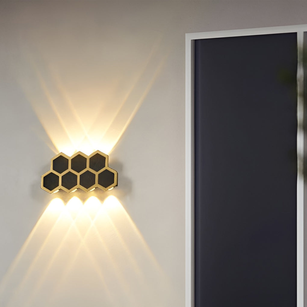 Honeycomb LED Lights Wall LED Waterproof Modern Light
