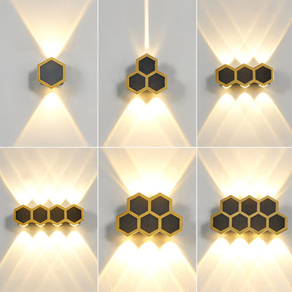Honeycomb LED Lights Wall LED Waterproof Modern Light