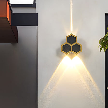 Honeycomb LED Lights Wall LED Waterproof Modern Light