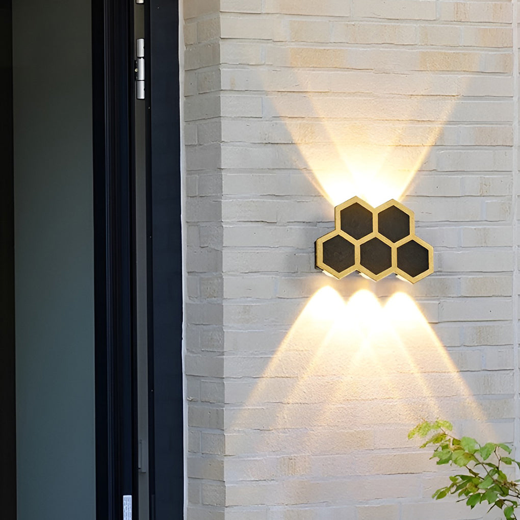 Honeycomb LED Lights Wall LED Waterproof Modern Light