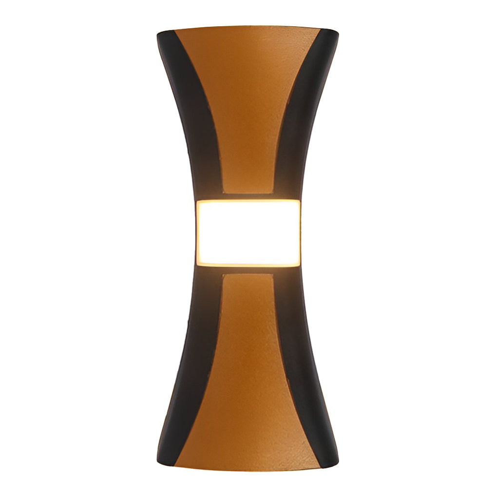 Hourglass Wall Light Waterproof up and down Modern LED Light