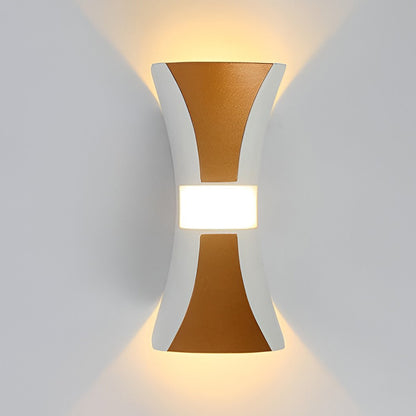 Hourglass Wall Light Waterproof up and down Modern LED Light