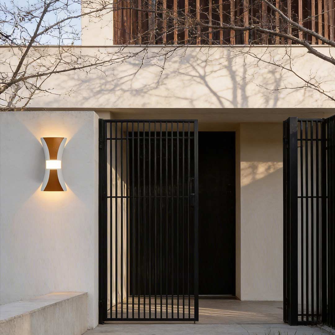 Hourglass Wall Light Waterproof up and down Modern LED Light