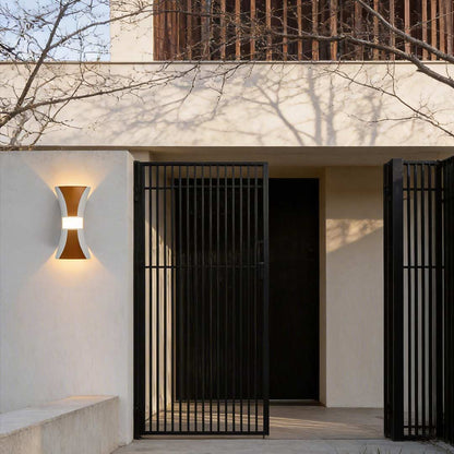 Hourglass Wall Light Waterproof up and down Modern LED Light