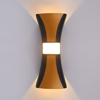 Hourglass Wall Light Waterproof up and down Modern LED Light