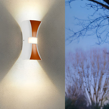 Hourglass Wall Light Waterproof up and down Modern LED Light