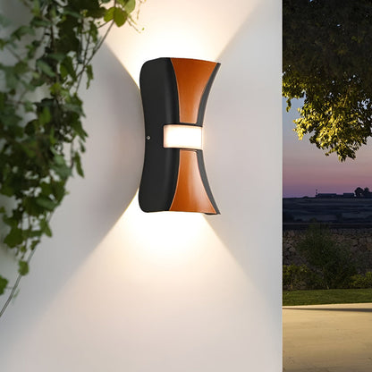Hourglass Wall Light Waterproof up and down Modern LED Light