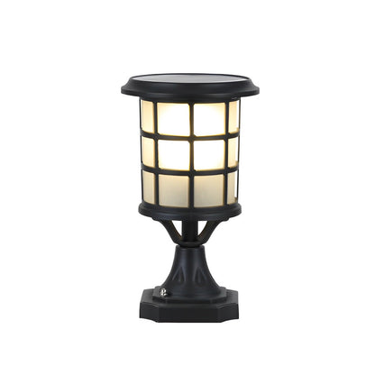 House Pillar Lights Waterproof LED Black Modern Light