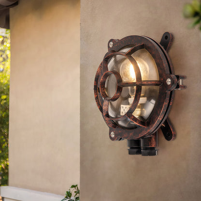 Industrial Outdoor Sconce American Retro Style Wall Lamp