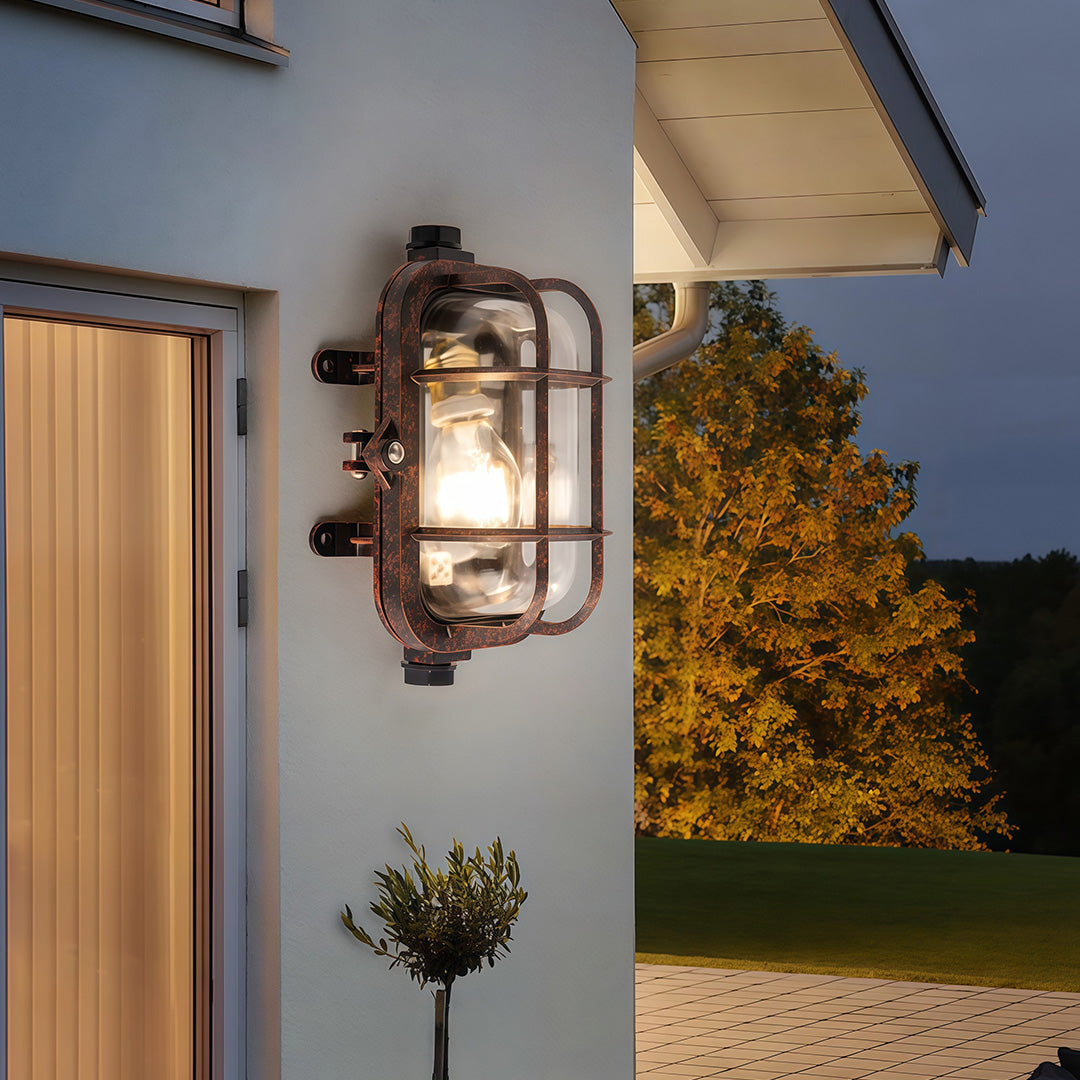 Industrial Outdoor Sconce American Retro Style Wall Lamp