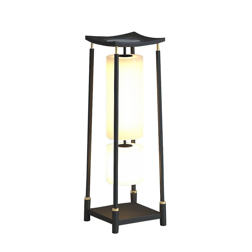 Unique Solar-Powered LED Outdoor Lights Asian-Inspired Design