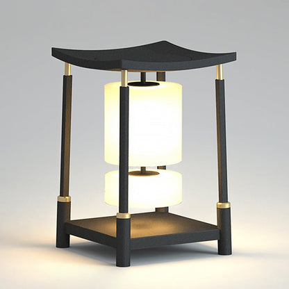 Unique Solar-Powered LED Outdoor Lights Asian-Inspired Design