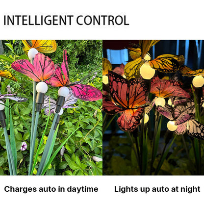Six-Head Butterfly Solar Garden Lights