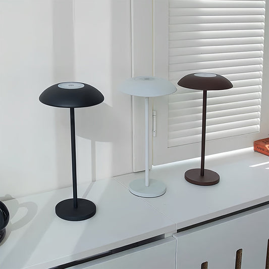 Sleek Contemporary LED Table Lamp – Minimalist Rechargeable Dimmable Lamp for Bedroom & Home Office