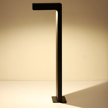 L Shaped Landscape Light Modern Outdoor Metal Path Light