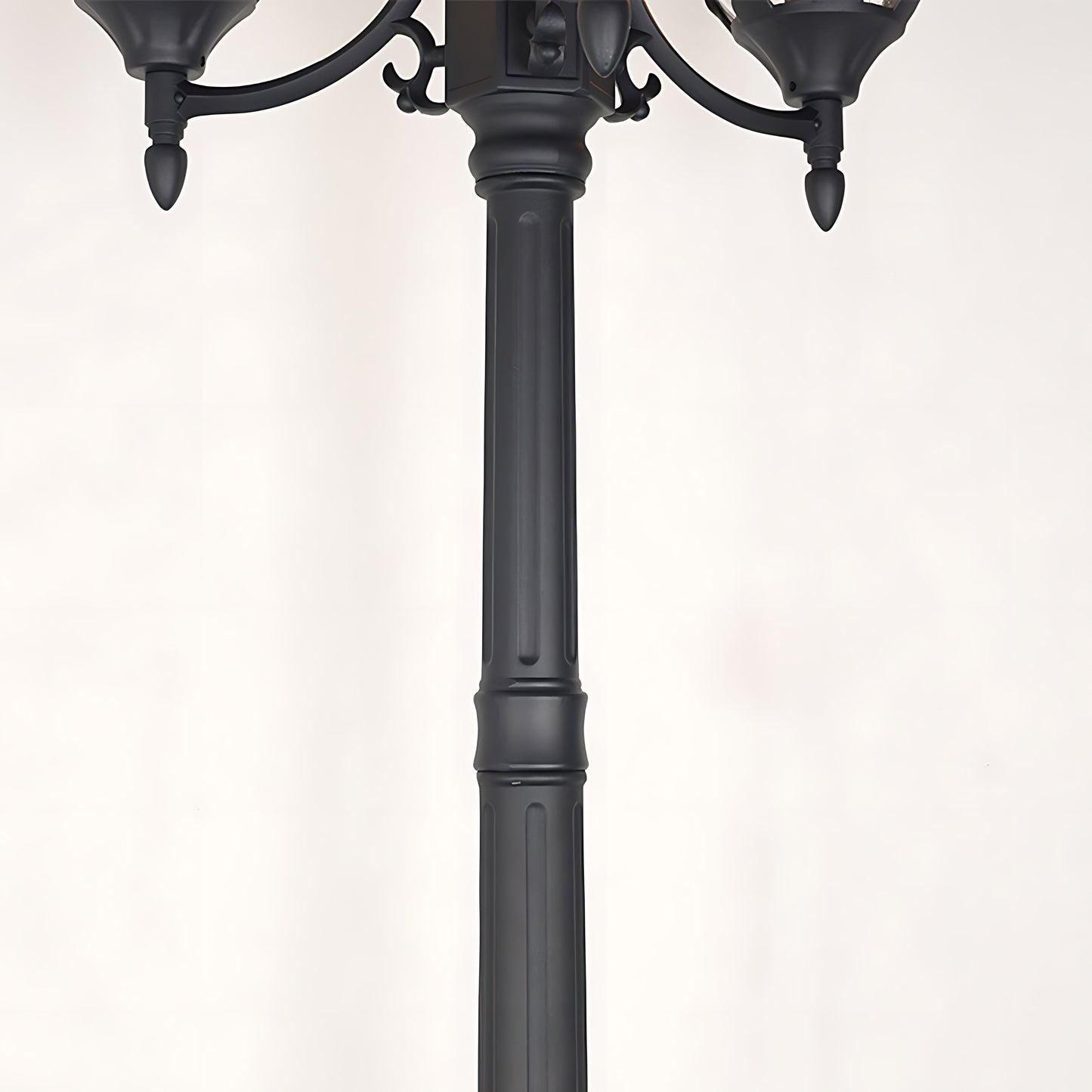 Three-Head Street Lamp Post Lights Waterproof Aluminum European-Style