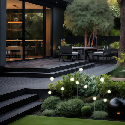 Landscape Lighting Pathway LED Round Ball Reed Light