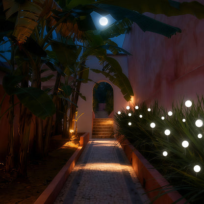 Landscape Lighting Pathway LED Round Ball Reed Light