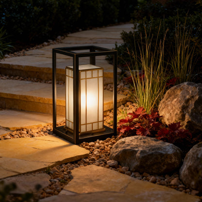 Lantern Bollard Light Outdoor Waterproof Minimalist Lamp