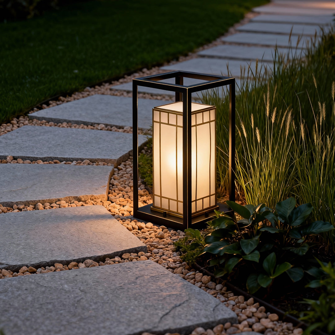 Lantern Bollard Light Outdoor Waterproof Minimalist Lamp