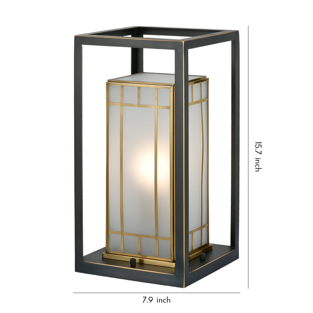Lantern Bollard Light Outdoor Waterproof Minimalist Lamp