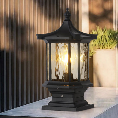 Lantern Pillar Lights European-Style Vintage Outdoor Pier Mount Light