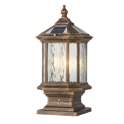 Lantern Pillar Lights European-Style Vintage Outdoor Pier Mount Light