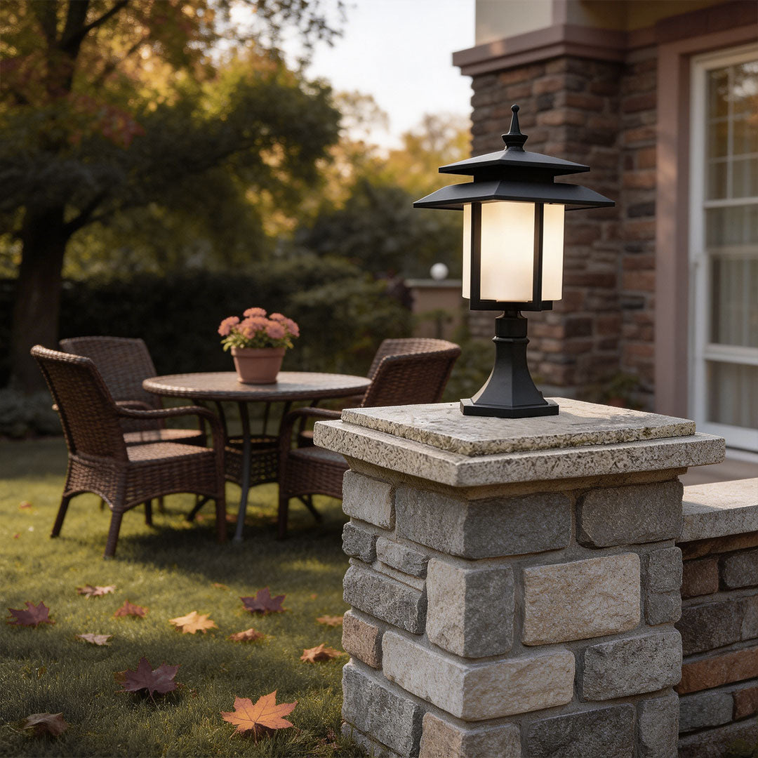 Large Pillar Lights Outdoor Modern Waterproof Light