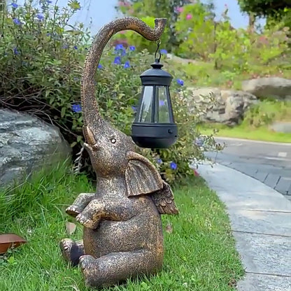 Resin Garden Solar Animal Lights