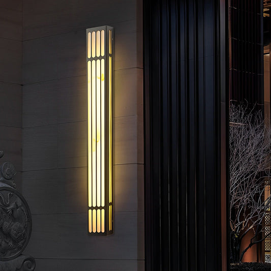 Large Outdoor Wall Light Modern Rectangular LED Light