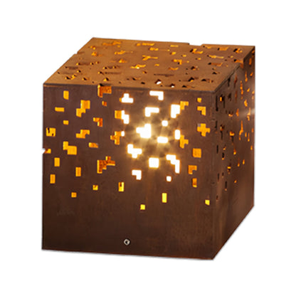 Black Outdoor Lantern Lights Waterproof Decorative Lamp