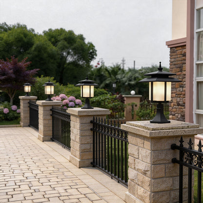 Large Pillar Lights Outdoor Modern Waterproof Light