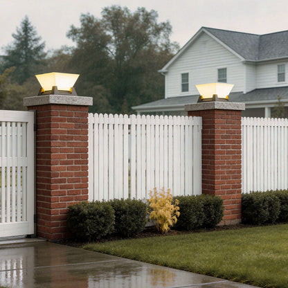 Large Pillar Lights Modern Waterproof Outdoor Light