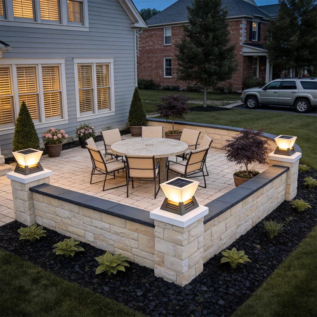 Large Pillar Lights Modern Waterproof Outdoor Light