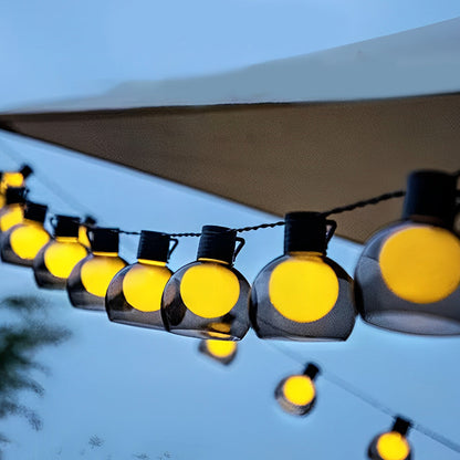 LED Globe String Lights Multi-power Mode Outdoor Lights