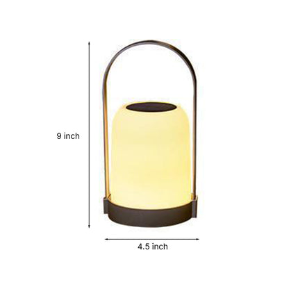 Solar & USB Rechargeable Portable LED Handheld Light – Waterproof Outdoor Lantern for Camping & Garden