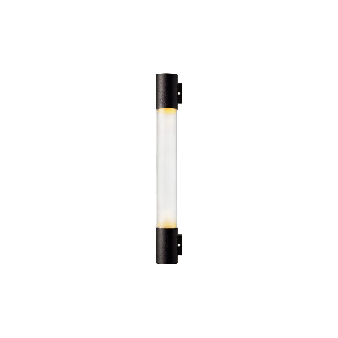LED Outdoor Sconce Modern Black Long Aluminum Light