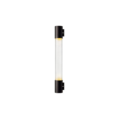 LED Outdoor Sconce Modern Black Long Aluminum Light
