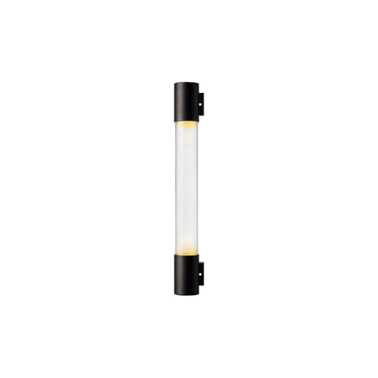 LED Outdoor Sconce Modern Black Long Aluminum Light