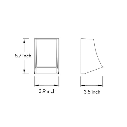 LED Outdoor Wall Sconce Industrial Style Waterproof Wall Lighting