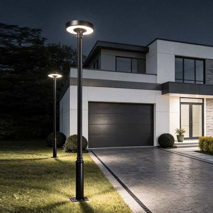 LED Pole Light Waterproof Smart Remote Control LED Solar Light
