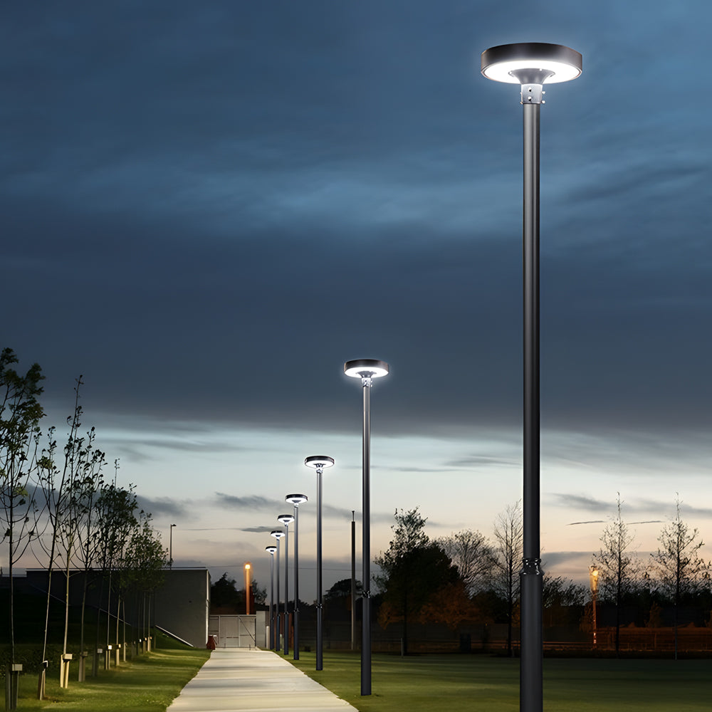 LED Pole Light Waterproof Smart Remote Control LED Solar Light