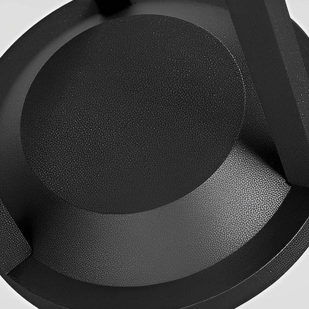 LED Solar Bollard Lights Modern Outdoor Black Lawn Light